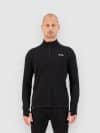 Mons Royale Cascade Merino 1/4 Zip Funktionsshirt black