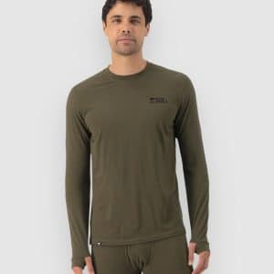 Mons Royale Cascade Merino Funktionsshirt dark olive