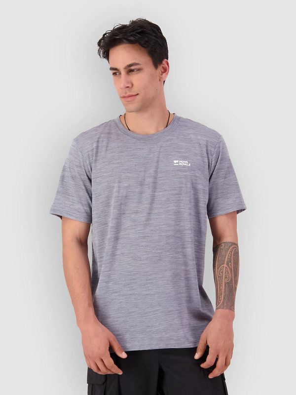 Mons Royale Icon Merino Funktionsshirt grey heather