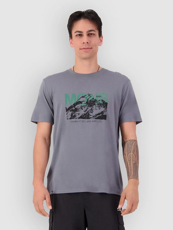 Mons Royale Icon Merino Funktionsshirt steel grey