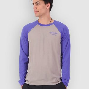 Mons Royale Icon Merino Raglan Funktionsshirt blue dusk / cinder