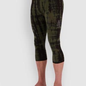 Mons Royale Merino Cascade Flex 200 3/4 Funktionshose olive tie dye
