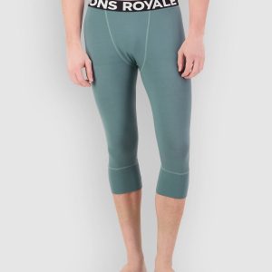 Mons Royale Merino Cascade Flex 3/4 Legging Funktionshose burnt sage