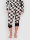 Mons Royale Merino Cascade Flex 3/4 Legging Funktionshose check / black