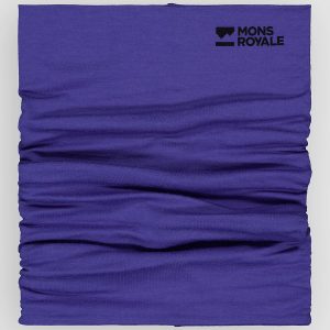Mons Royale Merino Double Up Halswärmer Tube blue dusk