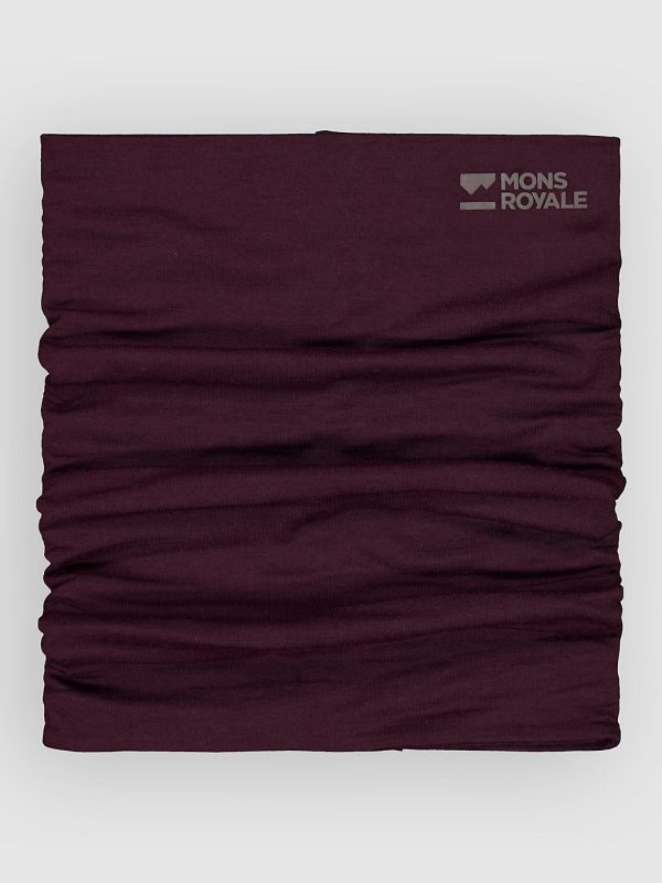 Mons Royale Merino Double Up Halswärmer Tube fig