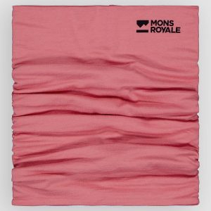 Mons Royale Merino Double Up Halswärmer Tube flamingo