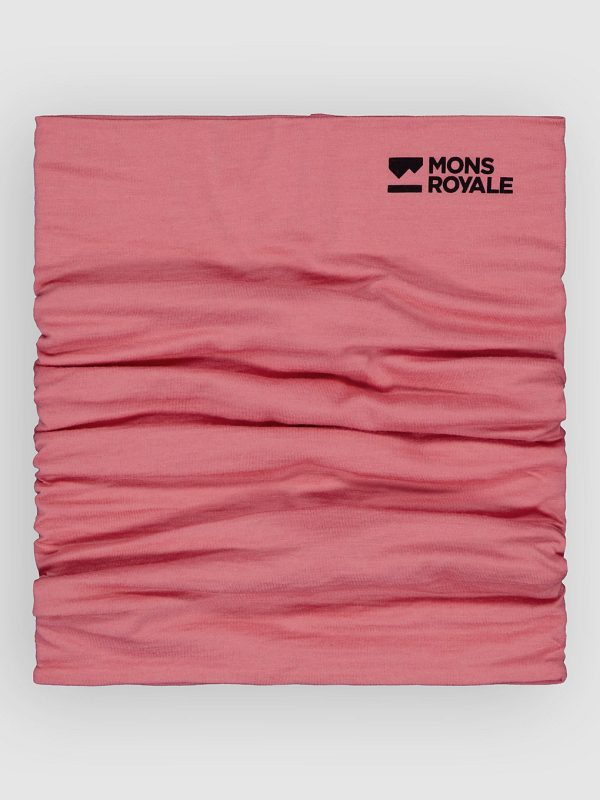 Mons Royale Merino Double Up Halswärmer Tube flamingo