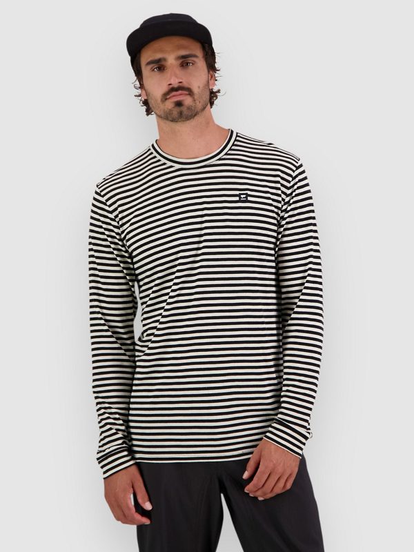 Mons Royale Merino Icon Air-Con Funktionsshirt mr stripe