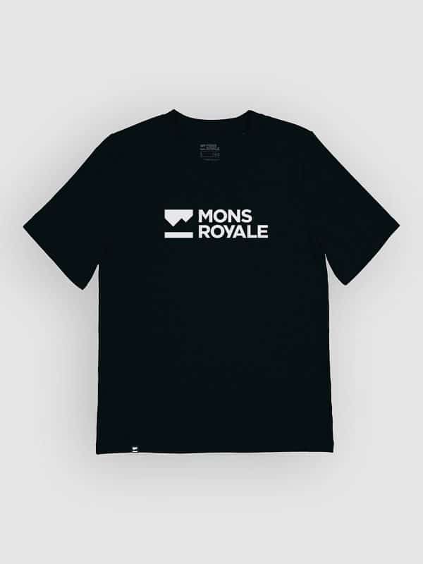 Mons Royale Merino Icon Relaxed Funktionsshirt black