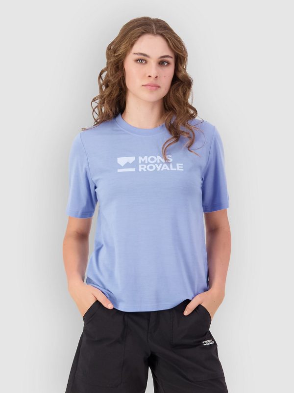 Mons Royale Merino Icon Relaxed Funktionsshirt moonstone