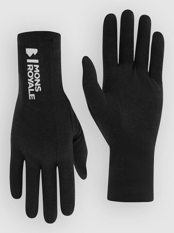 Mons Royale Merino Volta Liner Gloves black