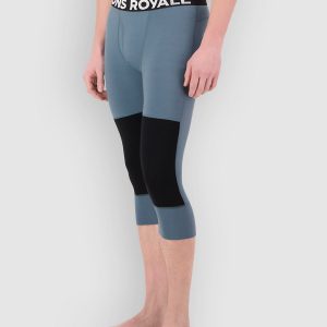 Mons Royale Olympus Merino 3/4 Legging Funktionshose goblin blue / black