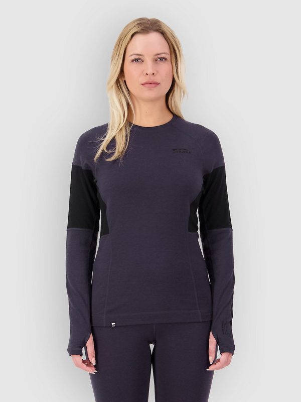 Mons Royale Olympus Merino Funktionsshirt 9 iron / black