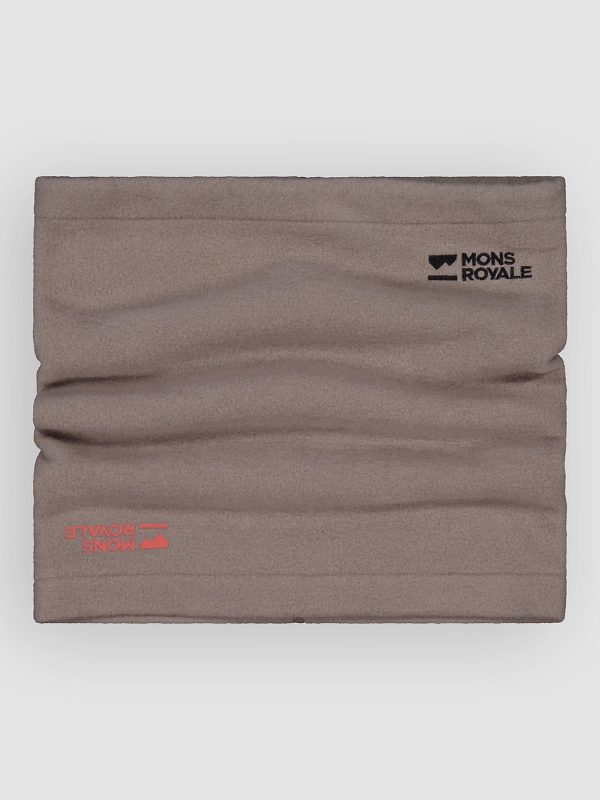 Mons Royale Pileup Wool Fleece Neck Warmer cinder