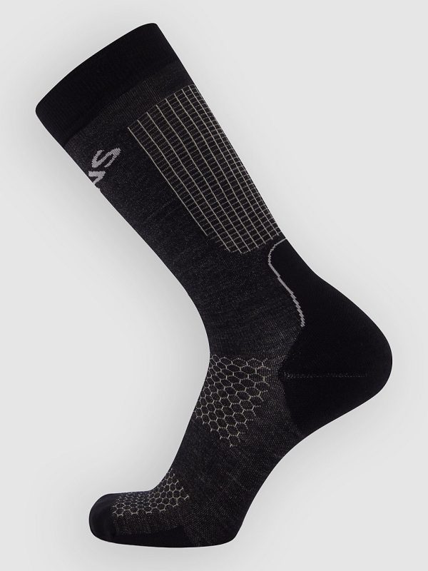 Mons Royale Pro Lite Merino Snow Funktionssocken black