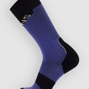 Mons Royale Pro Lite Merino Snow Funktionssocken cinder / blue dusk / black
