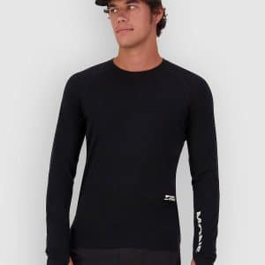 Mons Royale Temple Merino Long Sleeve Funktionsshirt black