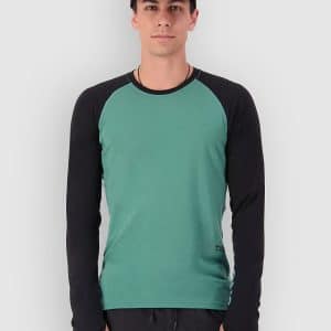 Mons Royale Temple Merino Long Sleeve Funktionsshirt deep jade / black