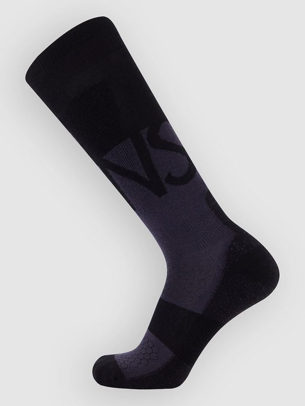 Mons Royale Ultra Cushion Merino Snow Funktionssocken black / 9 iron