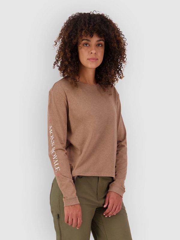 Mons Royale Yonder Merino Organic Cotton Funktionsshirt mocha