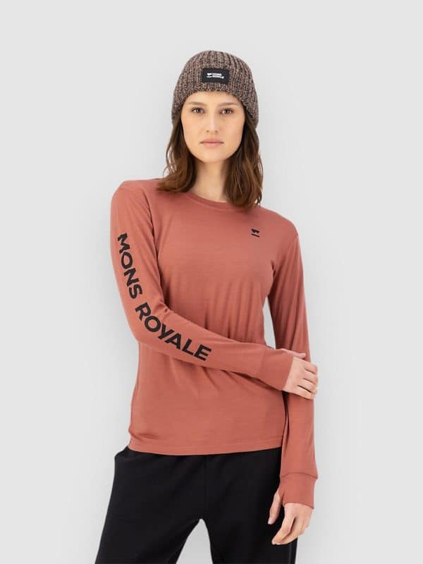 Mons Royale Yotei Merino Classic Funktionsshirt canyon rose