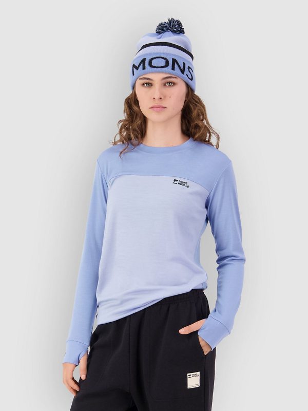 Mons Royale Yotei Merino Funktionsshirt ice blue / moonstone