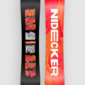 Nidecker Cheat Code 2027 Snowboard black / orange / white