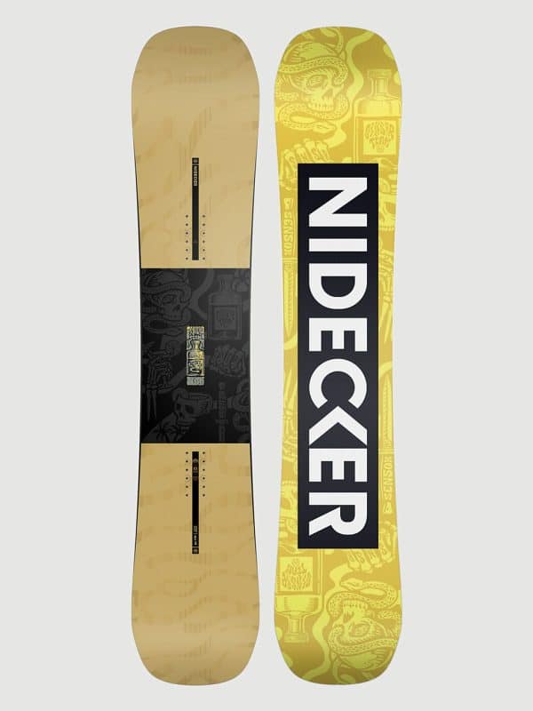 Nidecker Sensor Team 2025 Snowboard mustard