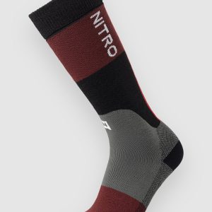 Nitro Cloud 5 Funktionssocken charcoal / black / red