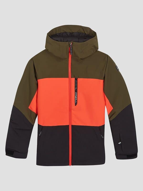 O'Neill Carbonite Snow Kids Jacke forest night colour block