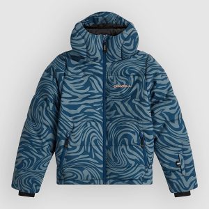 O'Neill Fwc'Cruz Puffer Kids Jacke blue swirl zebra