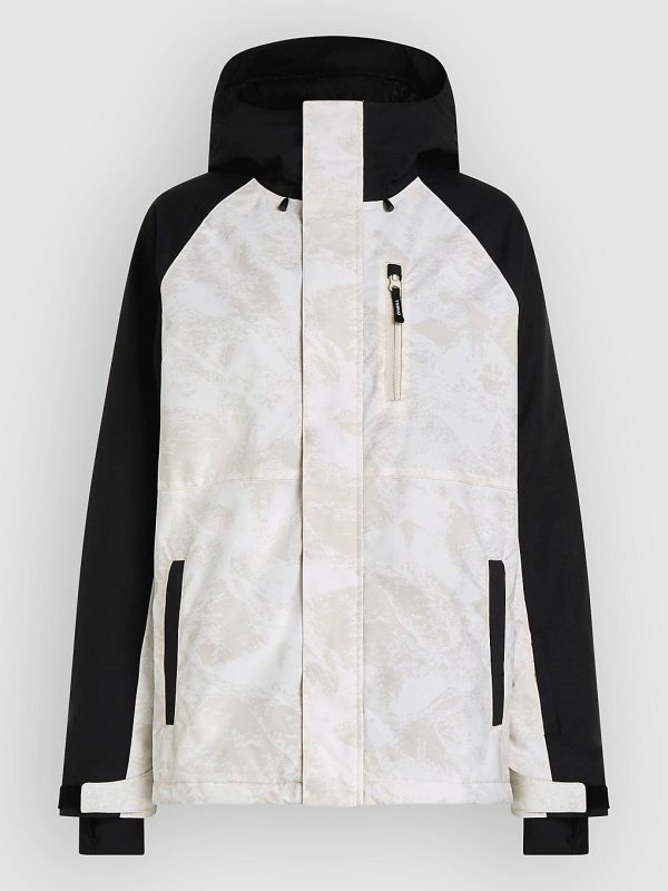 O'Neill Fwc'Cruz Raglan Jacke white mountain landscape