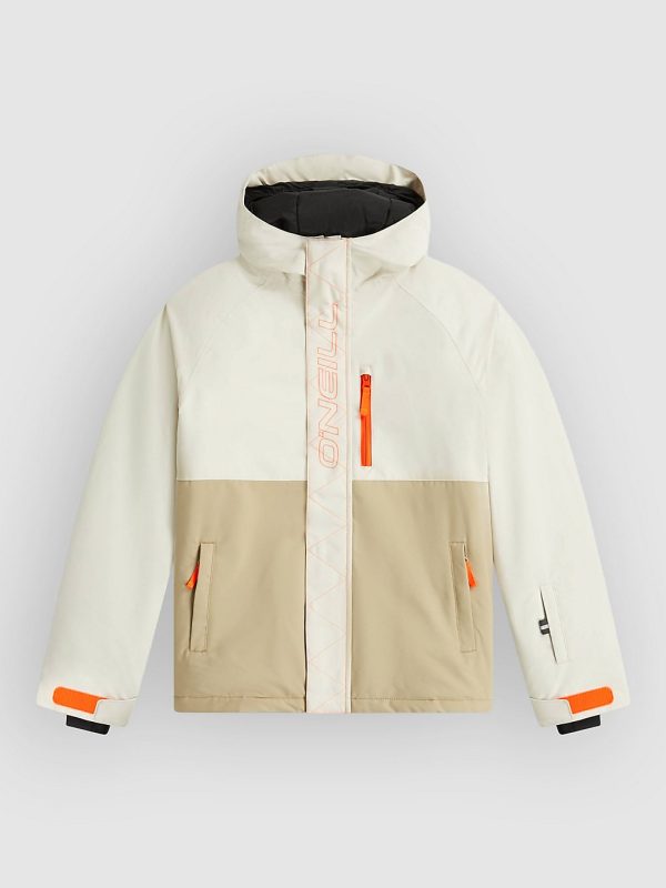 O'Neill Fwc'Cruz Raglan Kids Jacke linen white colour block