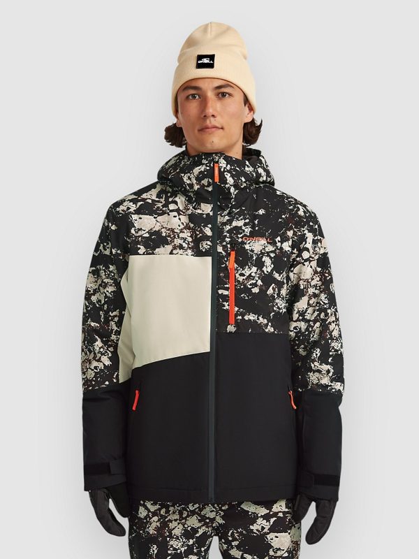 O'Neill Fwc'Cruz Triple Jacke black / beige quarry