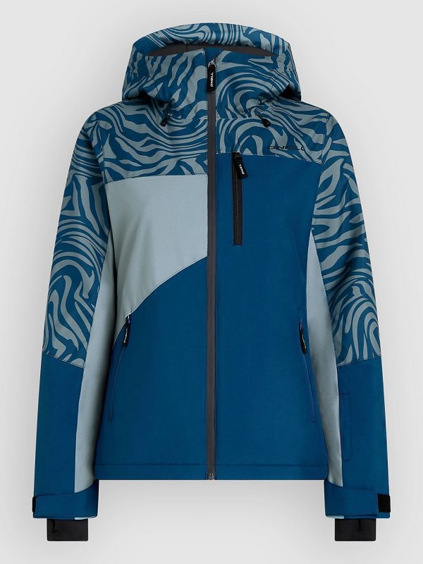 O'Neill Fwc'Cruz Triple Jacke blue swirl zebra