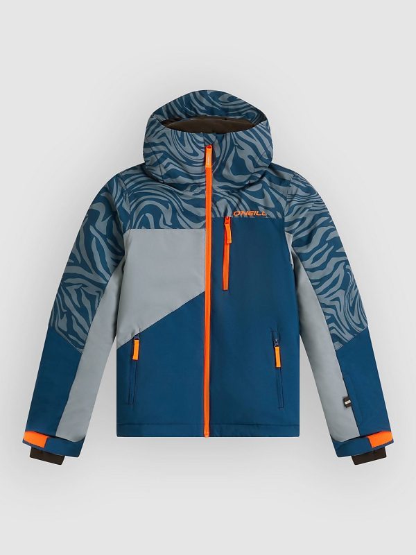 O'Neill Fwc'Cruz Triple Kids Jacke blue swirl zebra