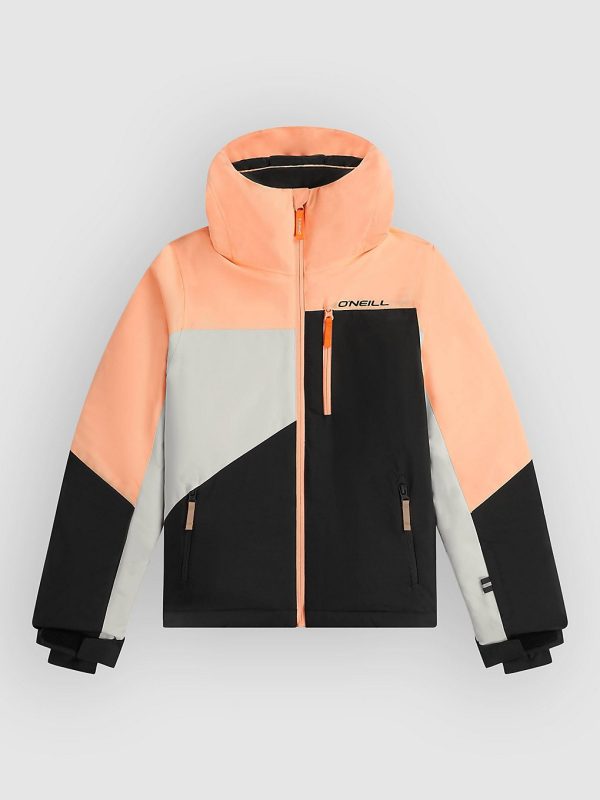 O'Neill Fwc'Cruz Triple Kids Jacke funky peach colour block