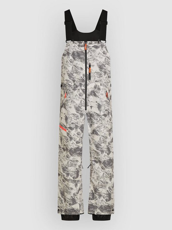 O'Neill Fwc'Peak Fire Bib Pants grey mountain landscape