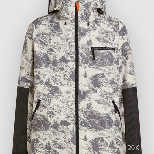 O'Neill Fwc'Peak Jacke grey mountain landscape