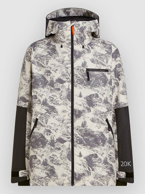 O'Neill Fwc'Peak Jacke grey mountain landscape