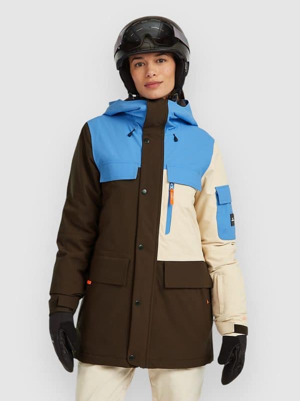 O'Neill Fwc'Peak Pro Jacke blue poppy colour block