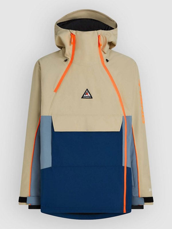 O'Neill Fwc'Play Asymmetric Jacke olive blush colour block