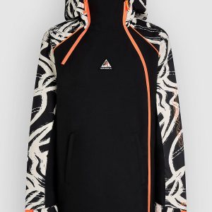 O'Neill Fwc'Play Asymmetric Jacke white snowtracks