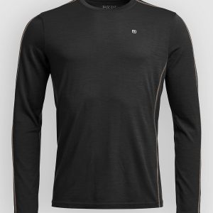 Ortovox 185 Rock 'N' Wool Funktionsshirt black raven
