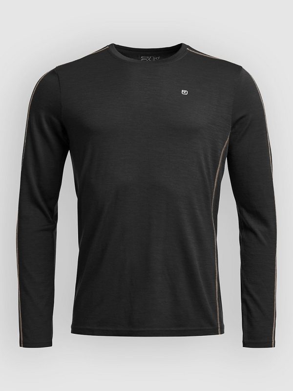 Ortovox 185 Rock 'N' Wool Funktionsshirt black raven