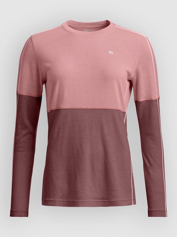 Ortovox 185 Rock 'N' Wool Funktionsshirt dusk rose