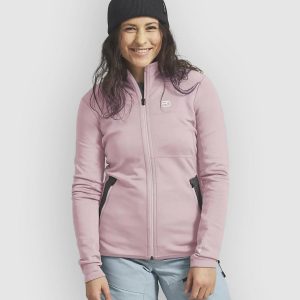 Ortovox Hooded Fleecejacke dawn rose