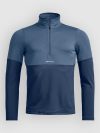 Ortovox Light Zip Neck Fleecejacke blue nunatak