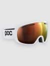 POC Fovea Blixten White Goggle partly sunny orange